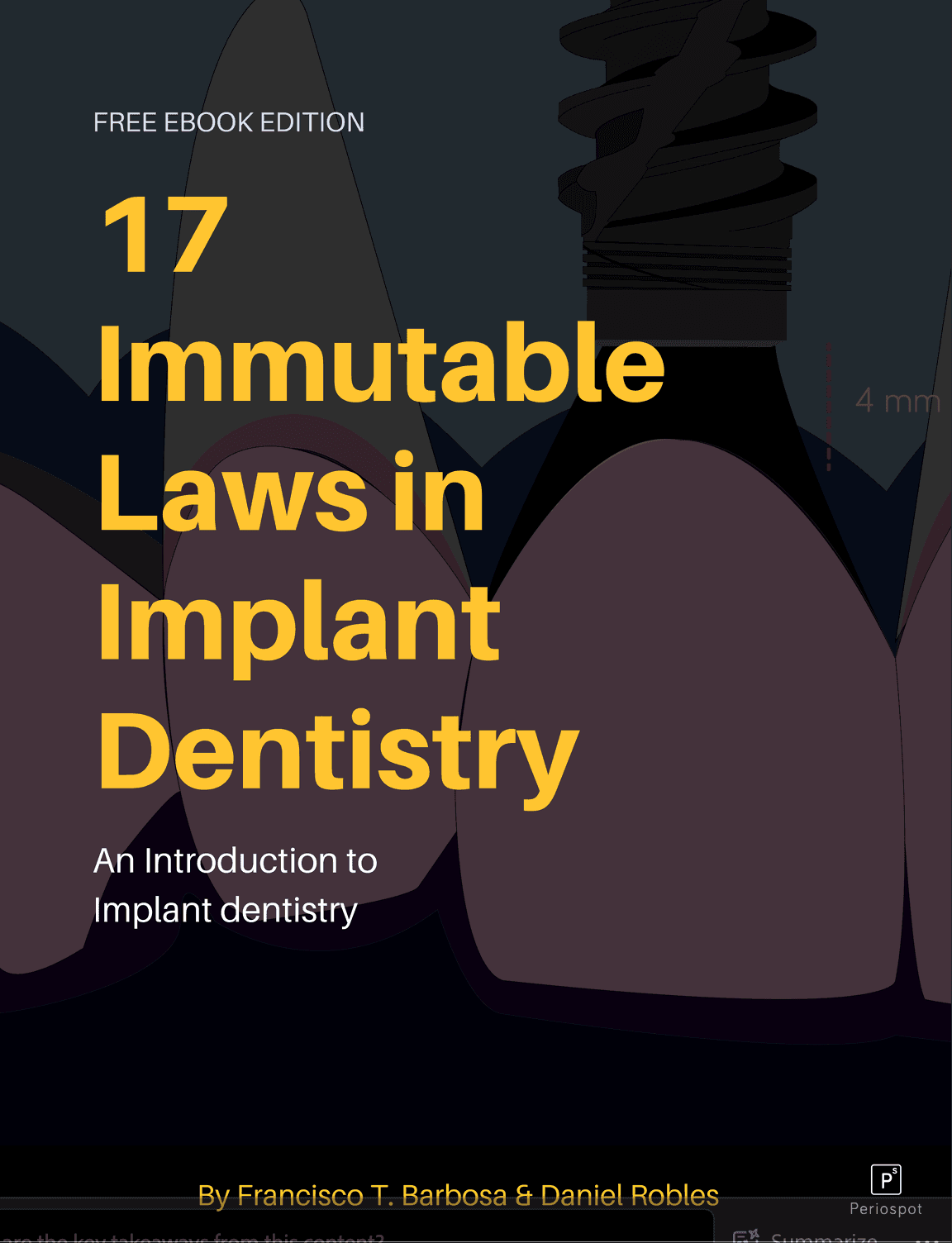 The 17 Immutable Laws In Implant Dentistry