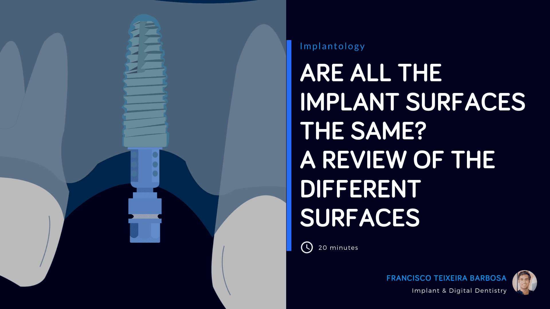 Are all the implant surfaces the same? a review of the different surfaces.
